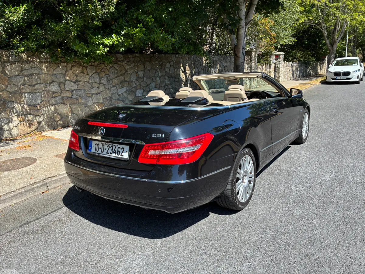 Mercedes-Benz E-Class Convertible, Diesel, 2010, Black