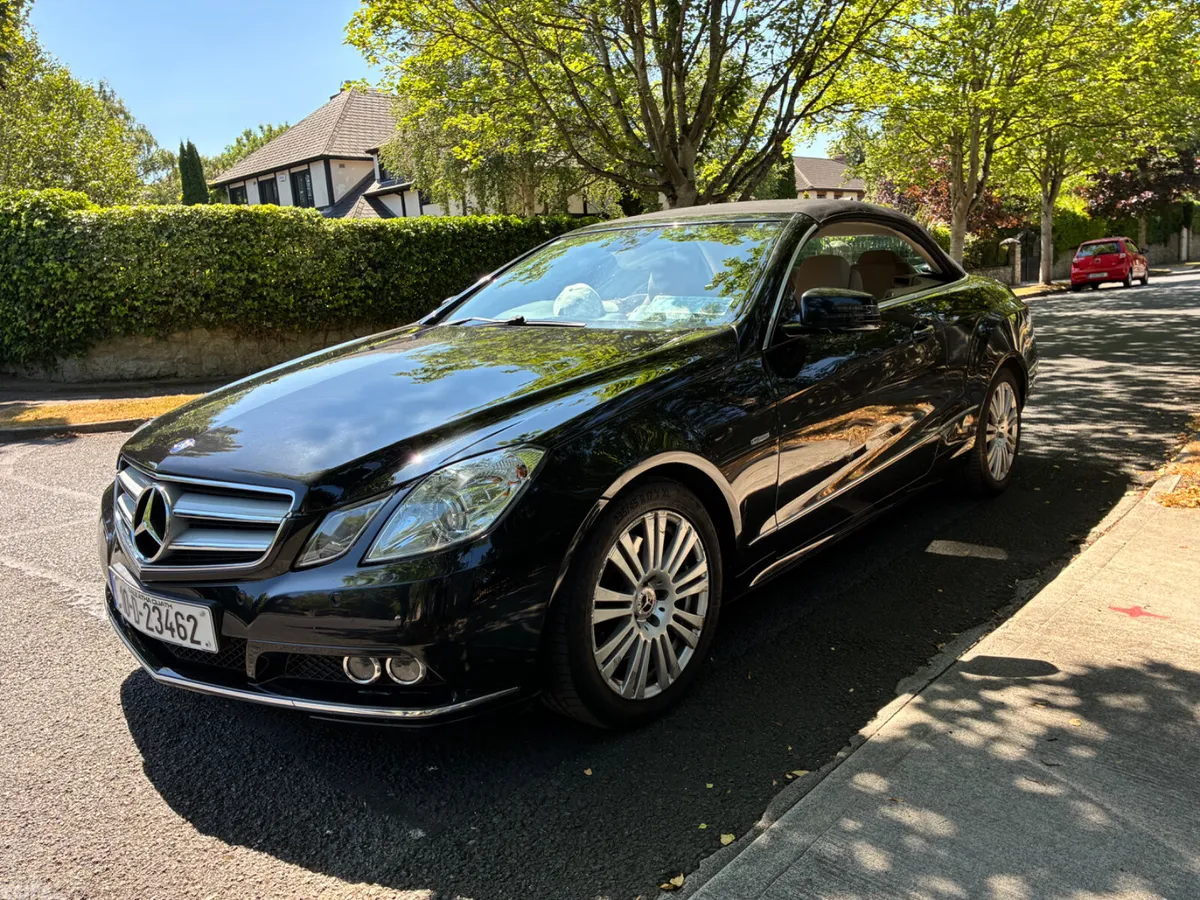 Mercedes-Benz E-Class Convertible, Diesel, 2010, Black