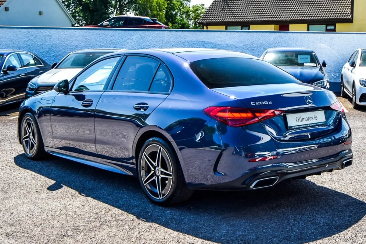 Mercedes-Benz C-Class Saloon, Diesel Hybrid, 2024, Blue
