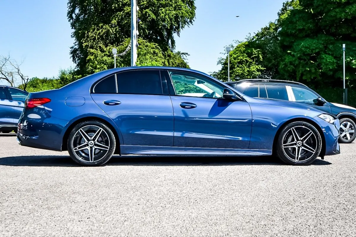 Mercedes-Benz C-Class Saloon, Diesel Hybrid, 2024, Blue