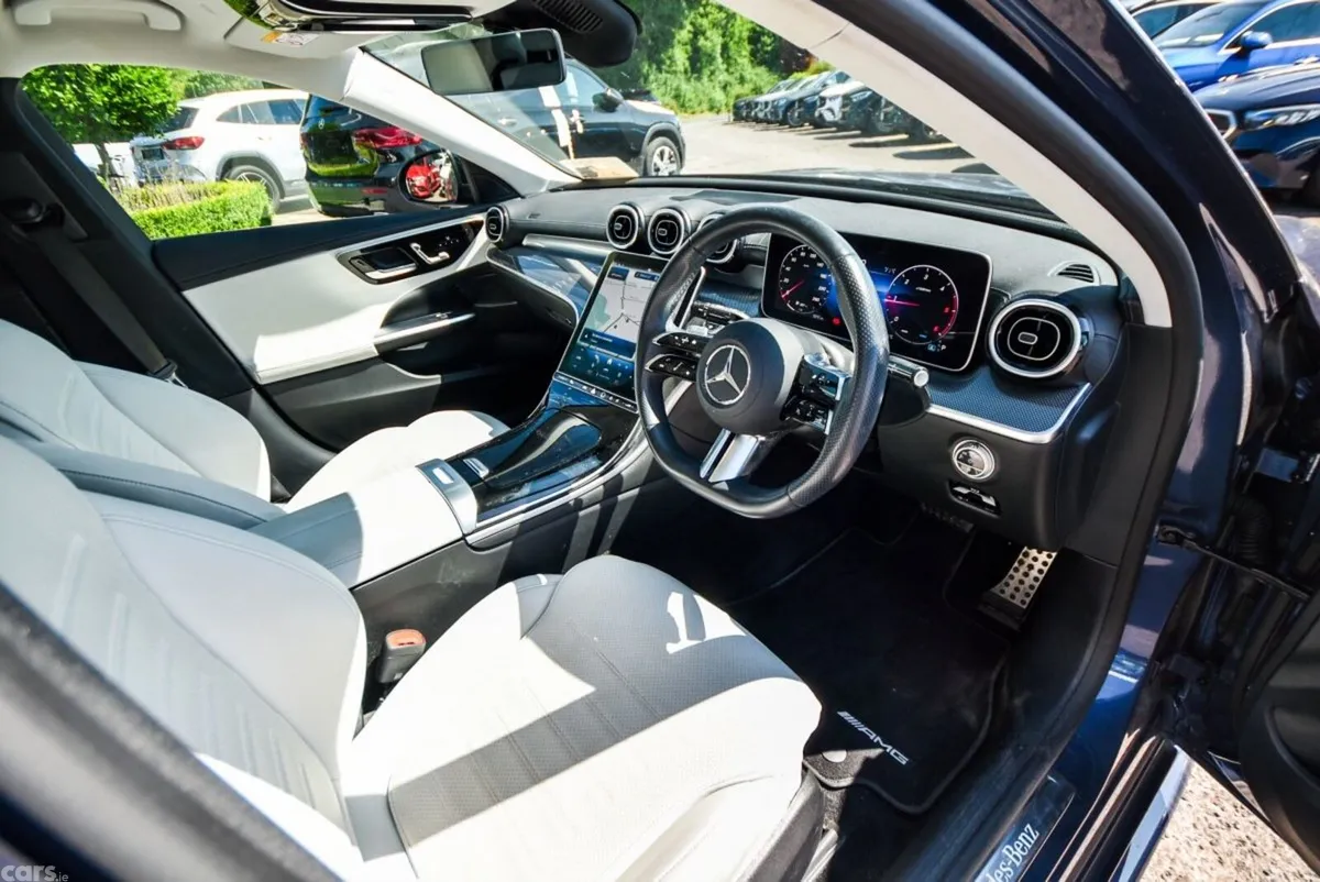Mercedes-Benz C-Class Saloon, Diesel Hybrid, 2024, Blue