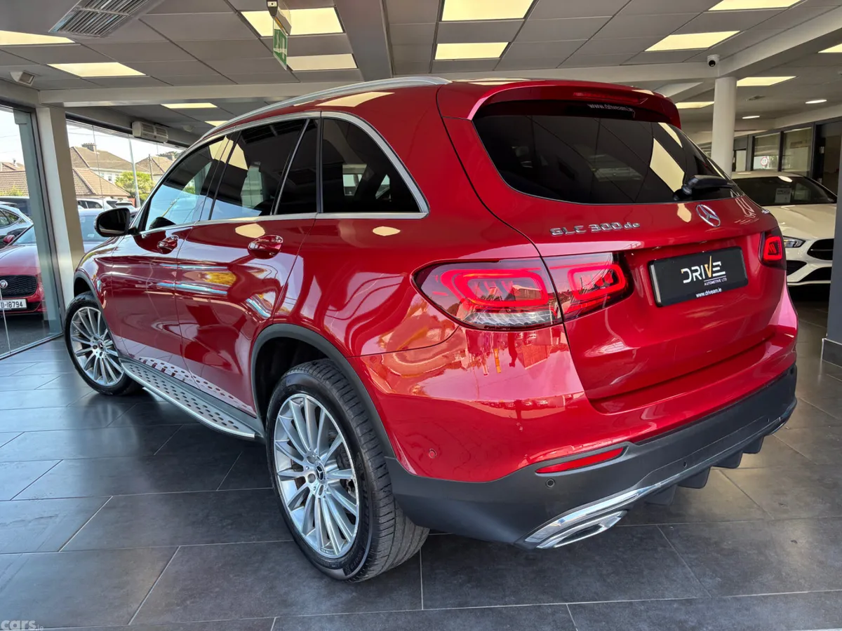 Mercedes-Benz GLC SUV, Diesel Plug-in Hybrid, 2022, Red
