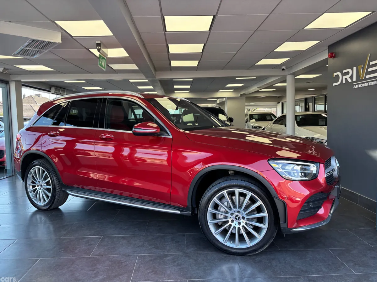 Mercedes-Benz GLC SUV, Diesel Plug-in Hybrid, 2022, Red