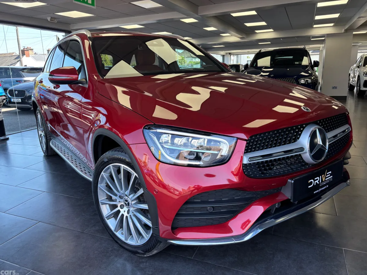 Mercedes-Benz GLC SUV, Diesel Plug-in Hybrid, 2022, Red