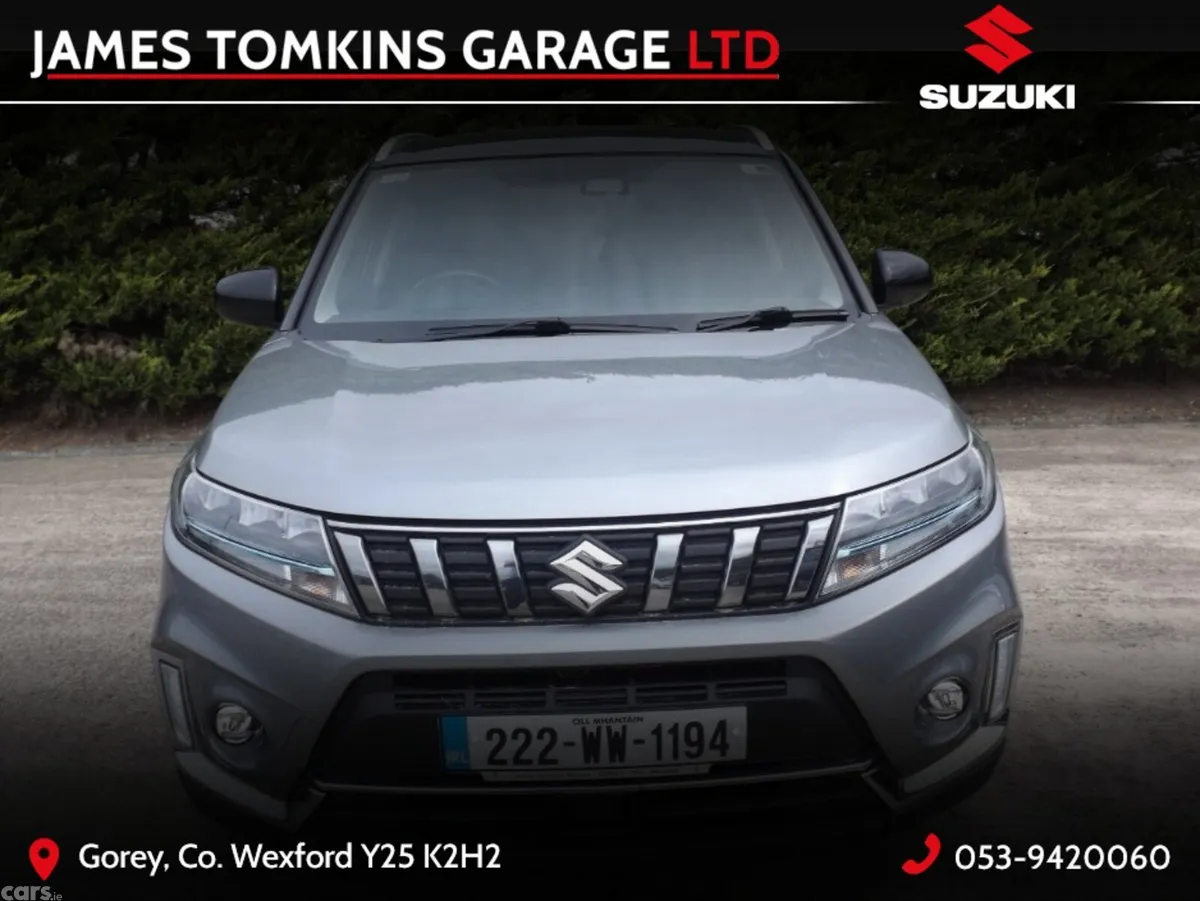 Suzuki Vitara SUV, Petrol Hybrid, 2022, Grey