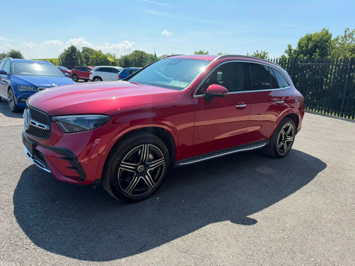 Mercedes-Benz GLC SUV, Diesel Plug-in Hybrid, 2024, Red