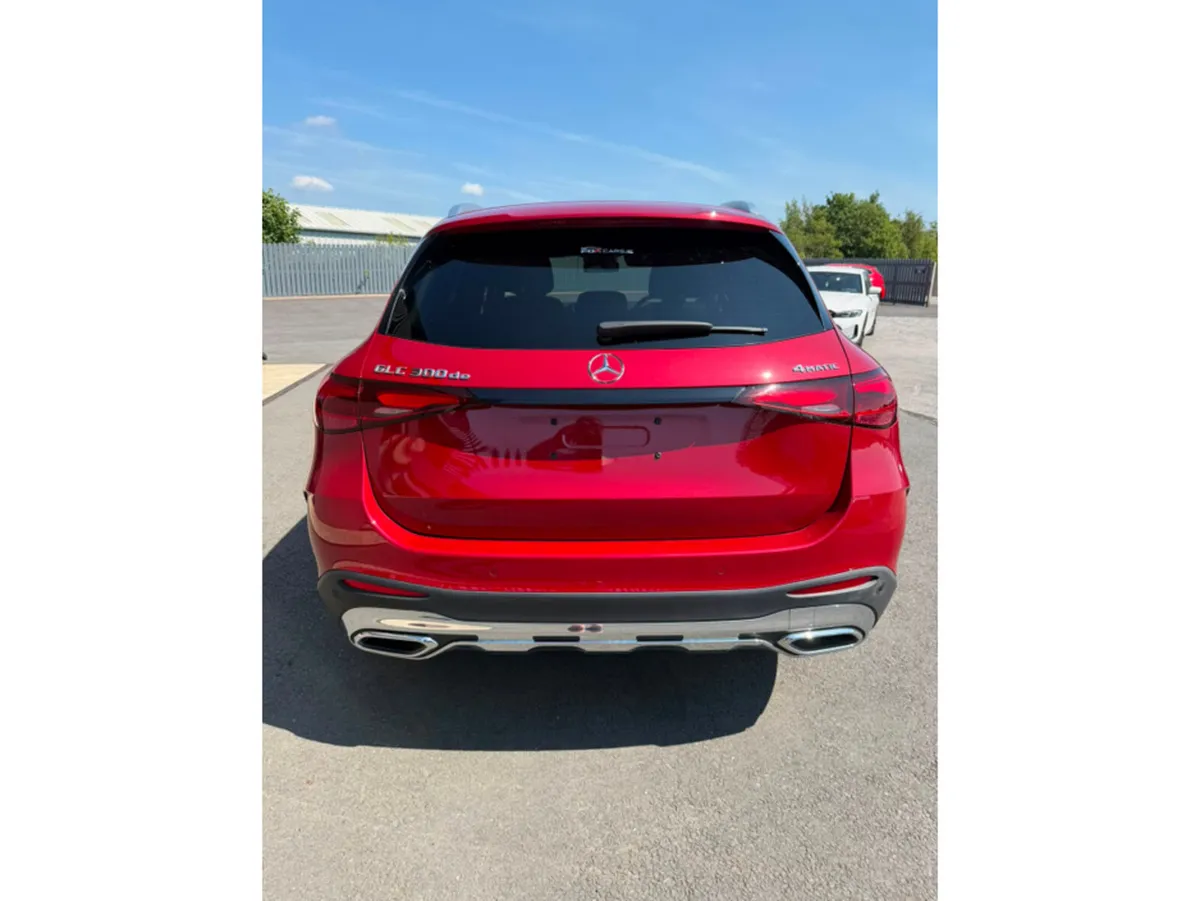 Mercedes-Benz GLC SUV, Diesel Plug-in Hybrid, 2024, Red