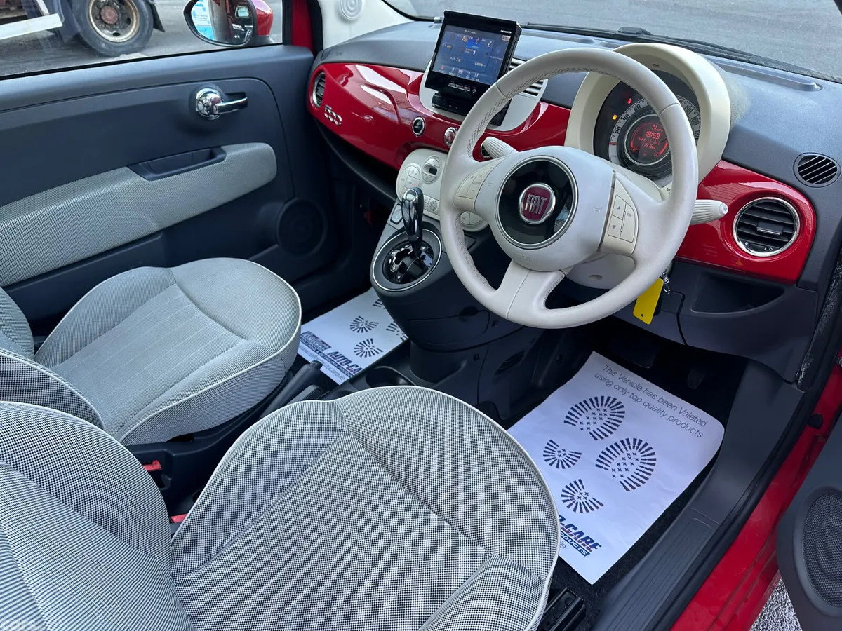 Fiat 500 Hatchback, Petrol, 2011, Red