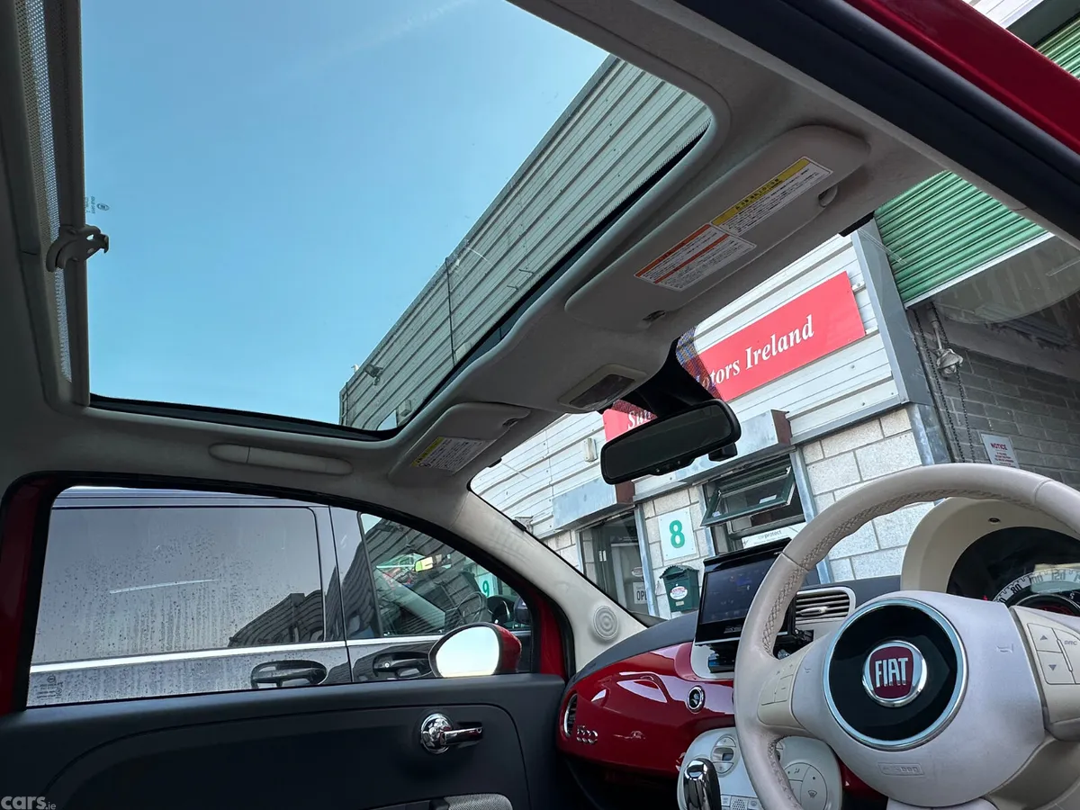 Fiat 500 Hatchback, Petrol, 2011, Red