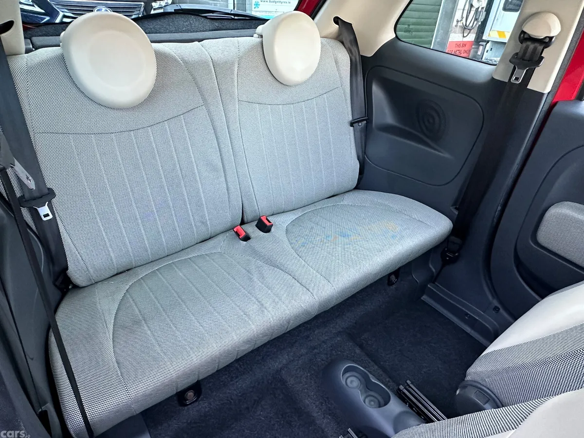 Fiat 500 Hatchback, Petrol, 2011, Red