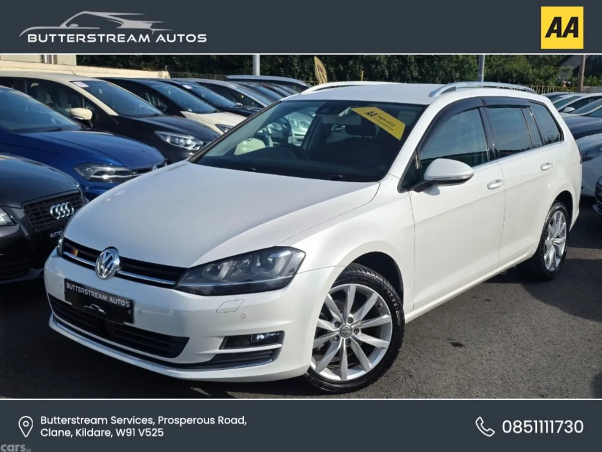 Volkswagen Golf Estate, Petrol, 2014, White