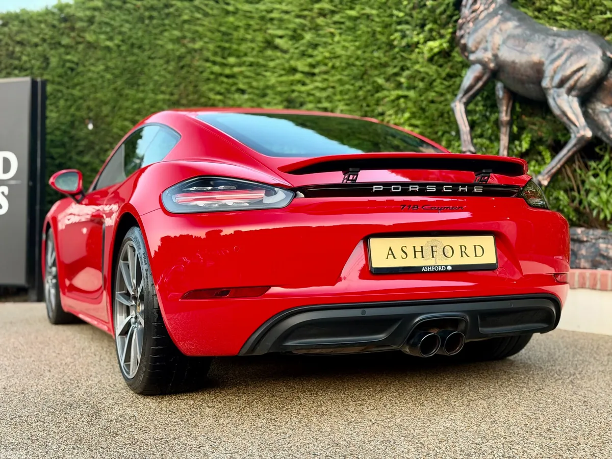 Porsche 718 Coupe, Petrol, 2023, Red