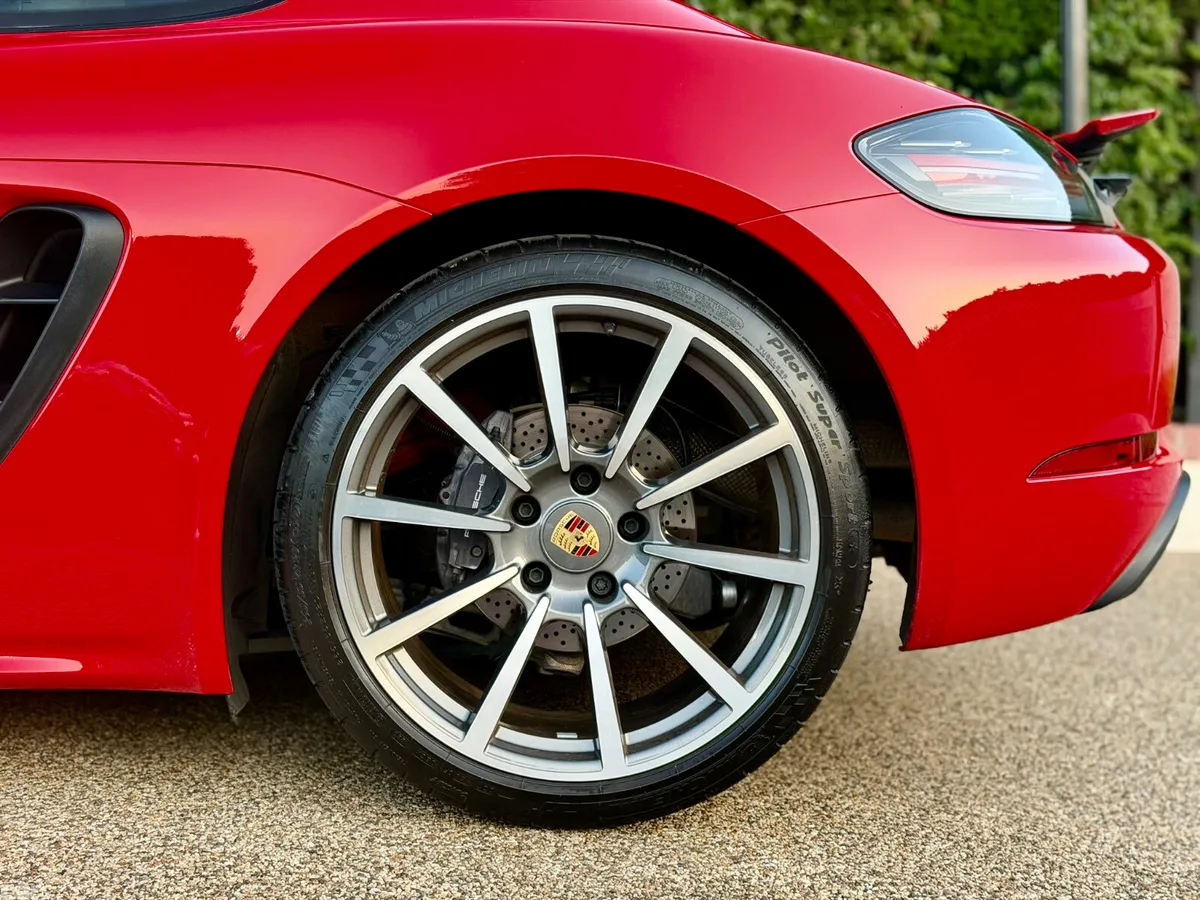 Porsche 718 Coupe, Petrol, 2023, Red