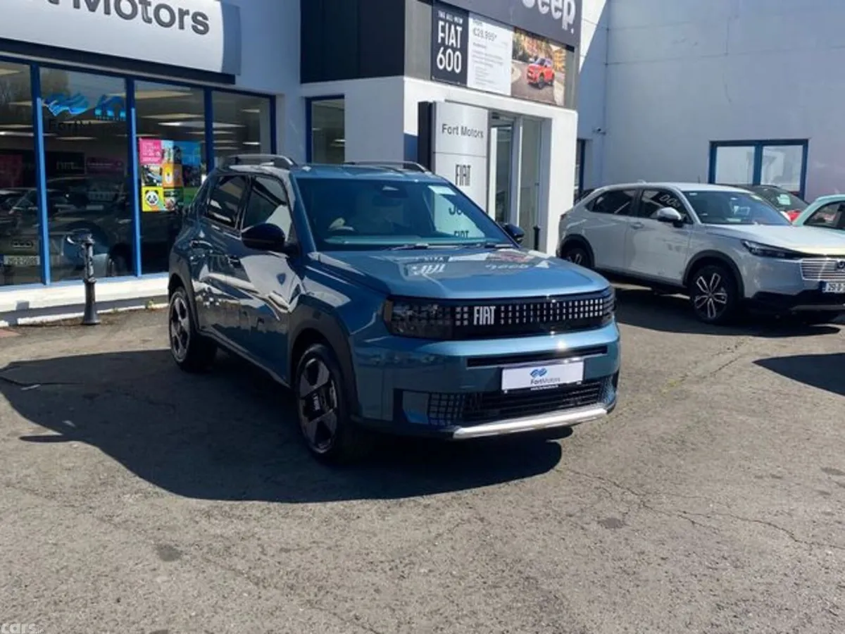 Fiat Grande Panda SUV, Petrol Hybrid, 2027, Blue