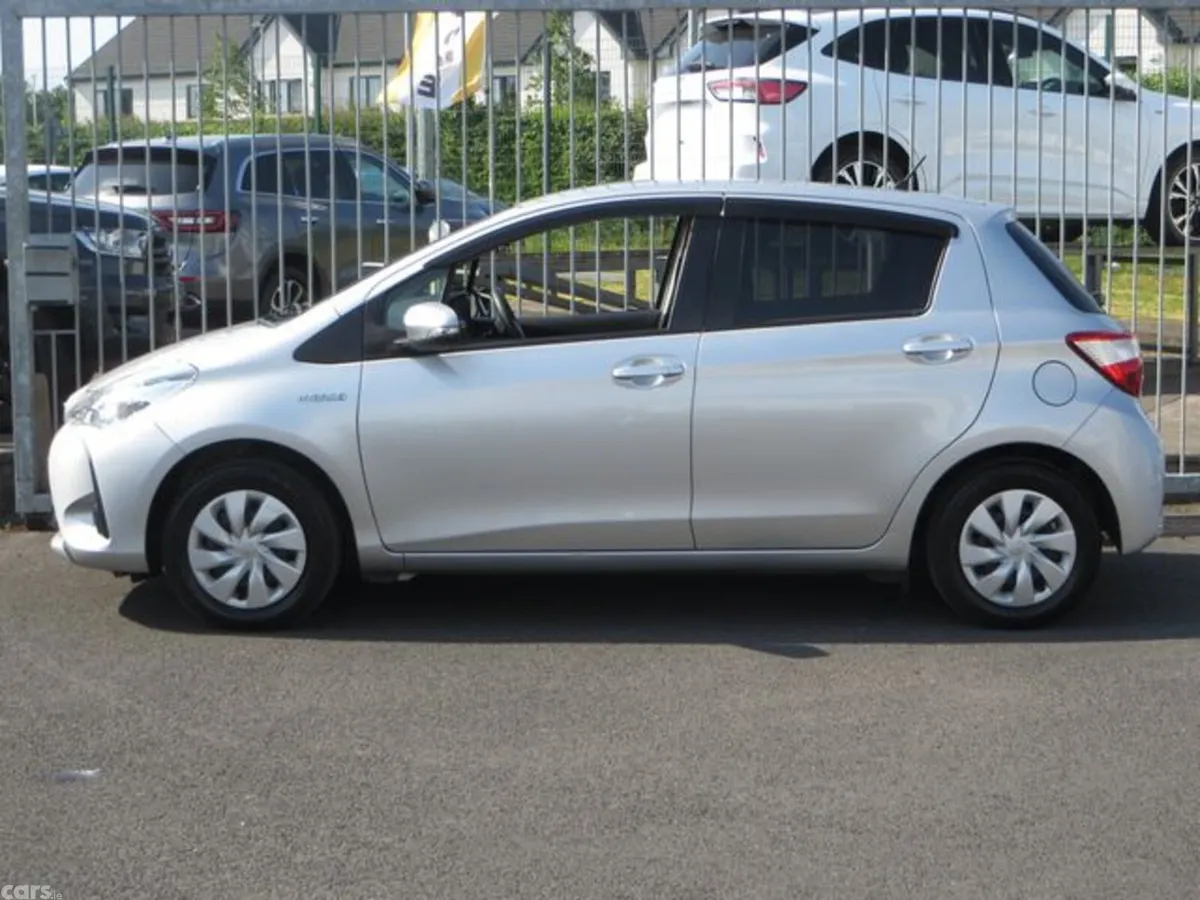 Toyota Vitz Hatchback, Petrol Hybrid, 2019, Silver