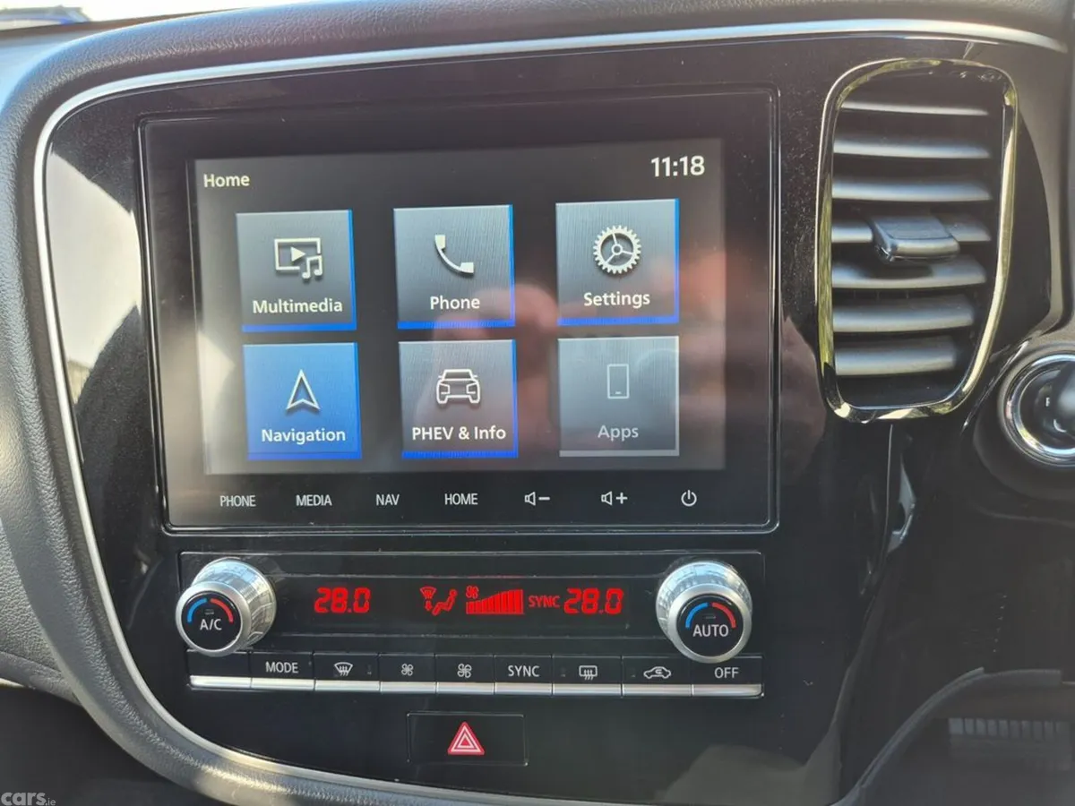 Mitsubishi Outlander Estate, Petrol Plug-in Hybrid, 2021, Black