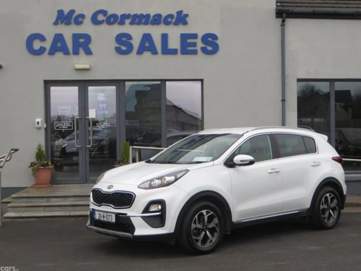 Kia Sportage MPV, Diesel Hybrid, 2021, White