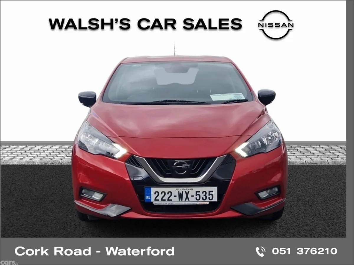 Nissan Micra Hatchback, Petrol, 2022, Red
