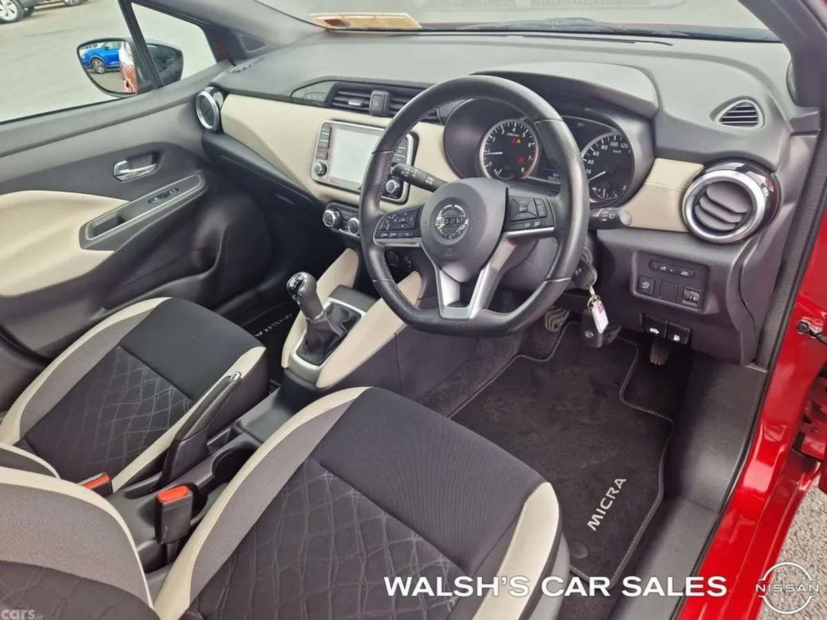 Nissan Micra Hatchback, Petrol, 2022, Red