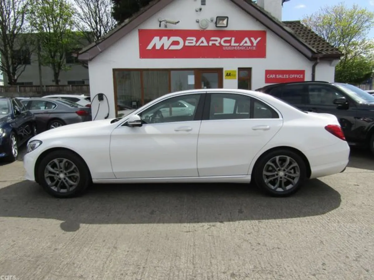 Mercedes-Benz C-Class Saloon, Diesel Hybrid, 2016, White