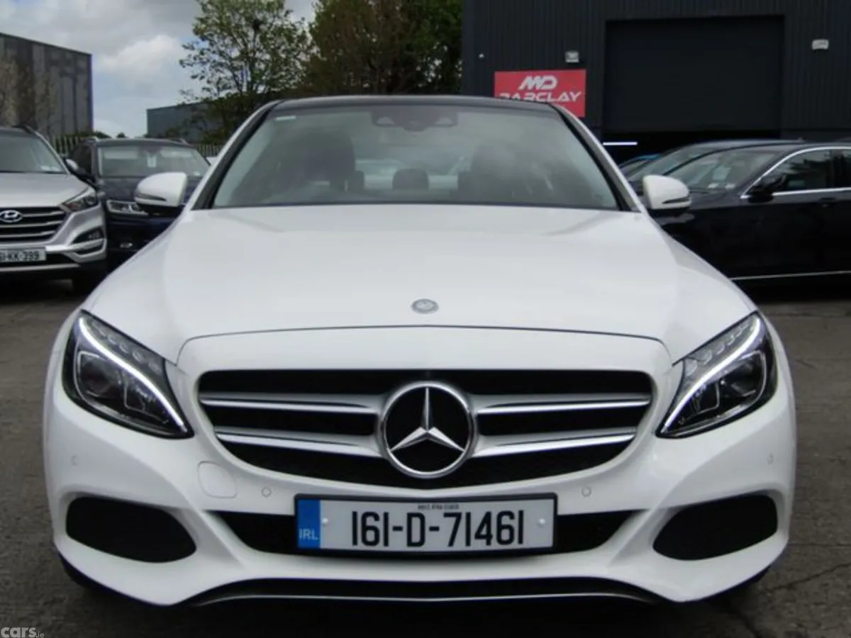 Mercedes-Benz C-Class Saloon, Diesel Hybrid, 2016, White