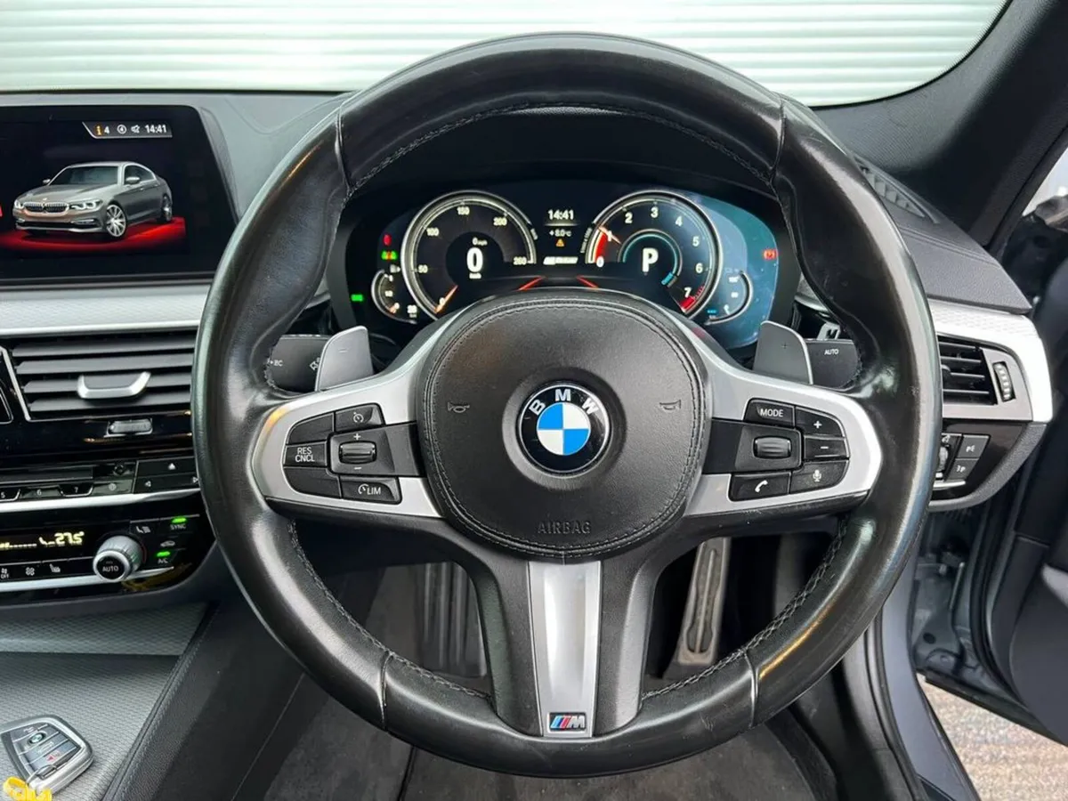 BMW 5-Series Saloon, Petrol Plug-in Hybrid, 2017, Grey