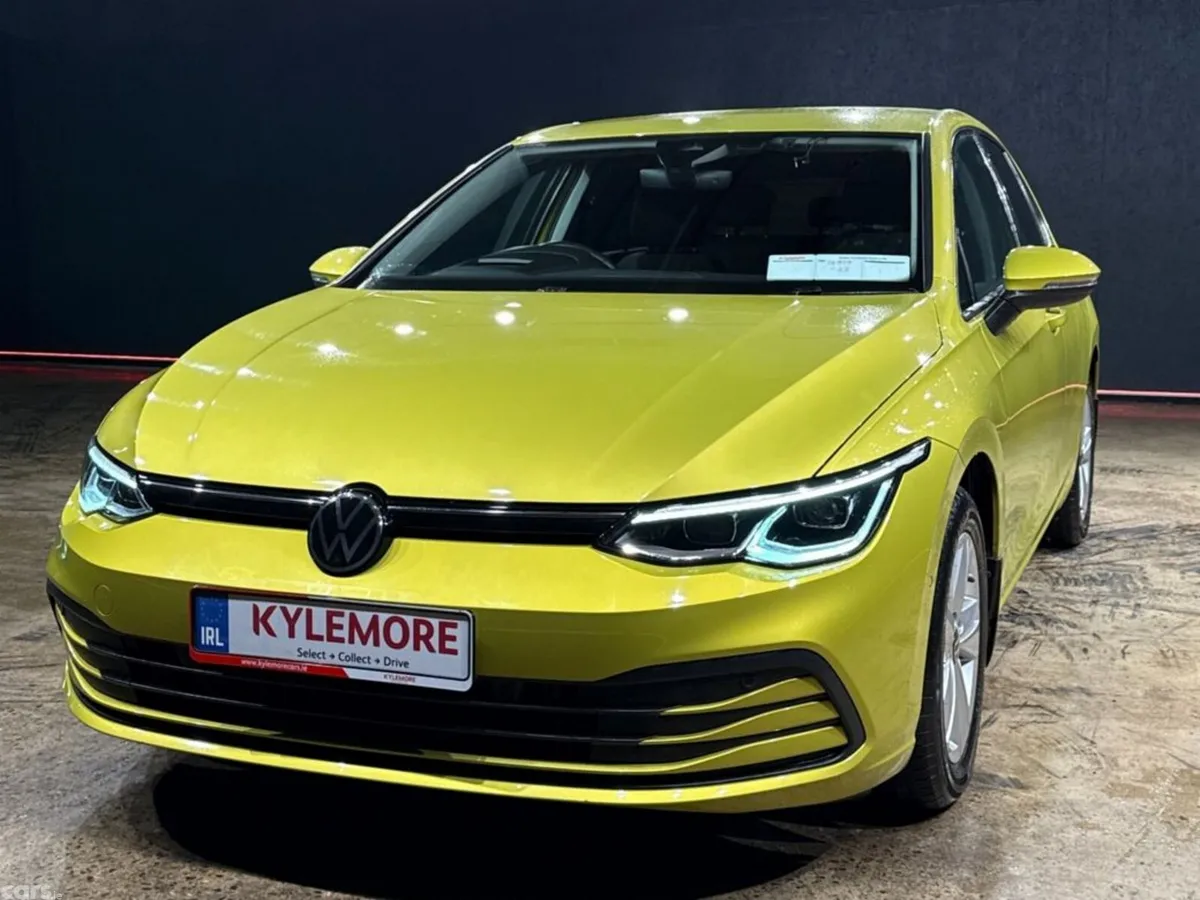 Volkswagen Golf Hatchback, Petrol Hybrid, 2022, Yellow