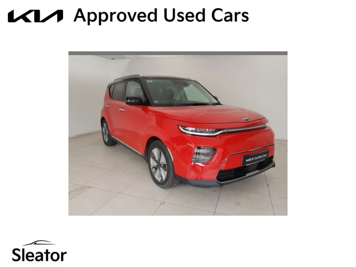 Kia Soul Hatchback, Electric, 2020, Red