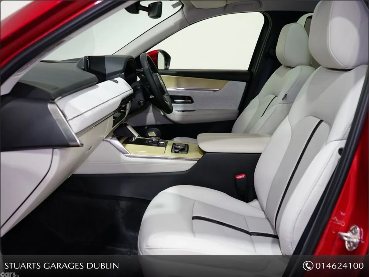 Mazda CX-80 SUV, Petrol Plug-in Hybrid, 2026, Red