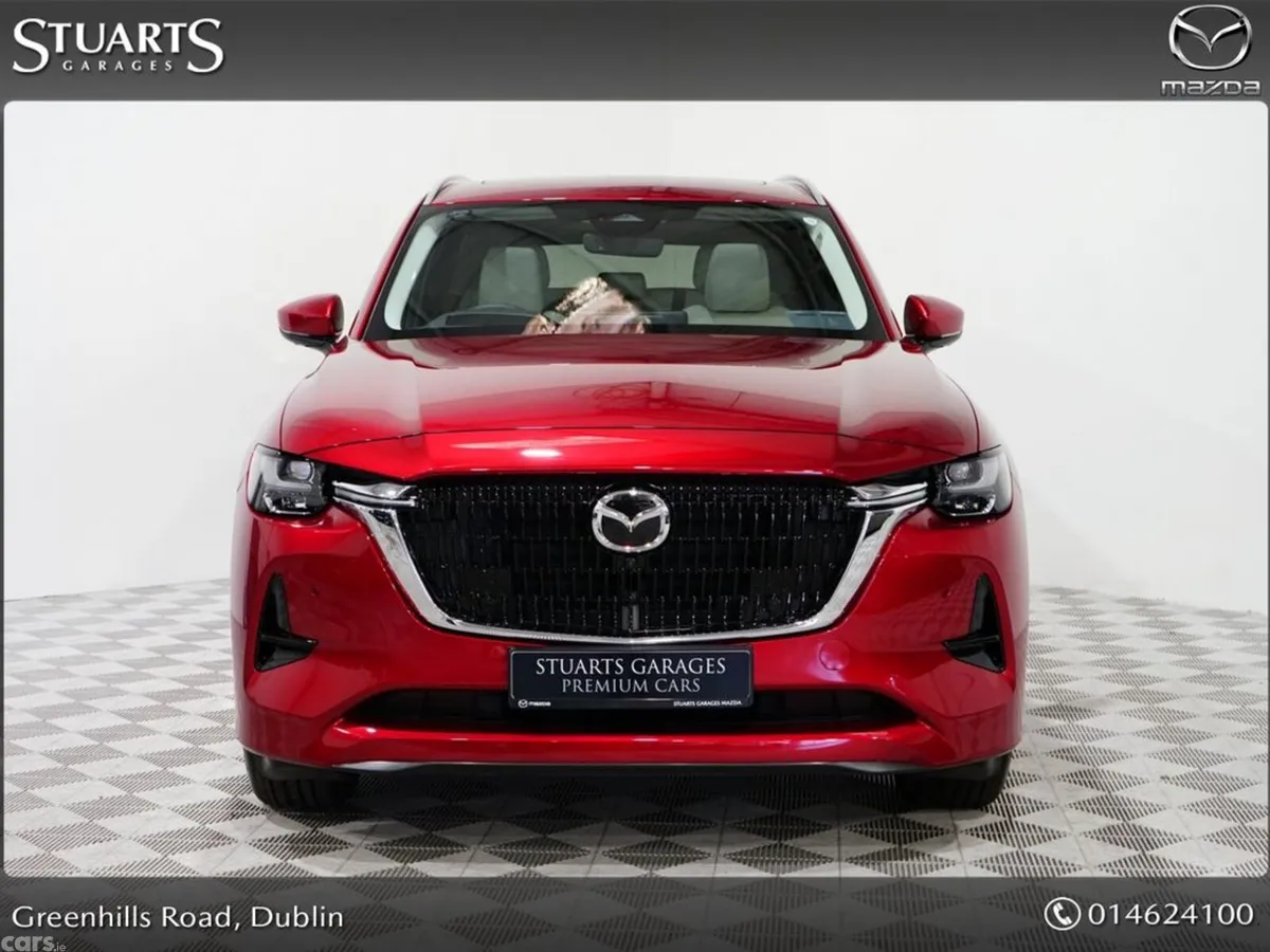 Mazda CX-80 SUV, Petrol Plug-in Hybrid, 2026, Red