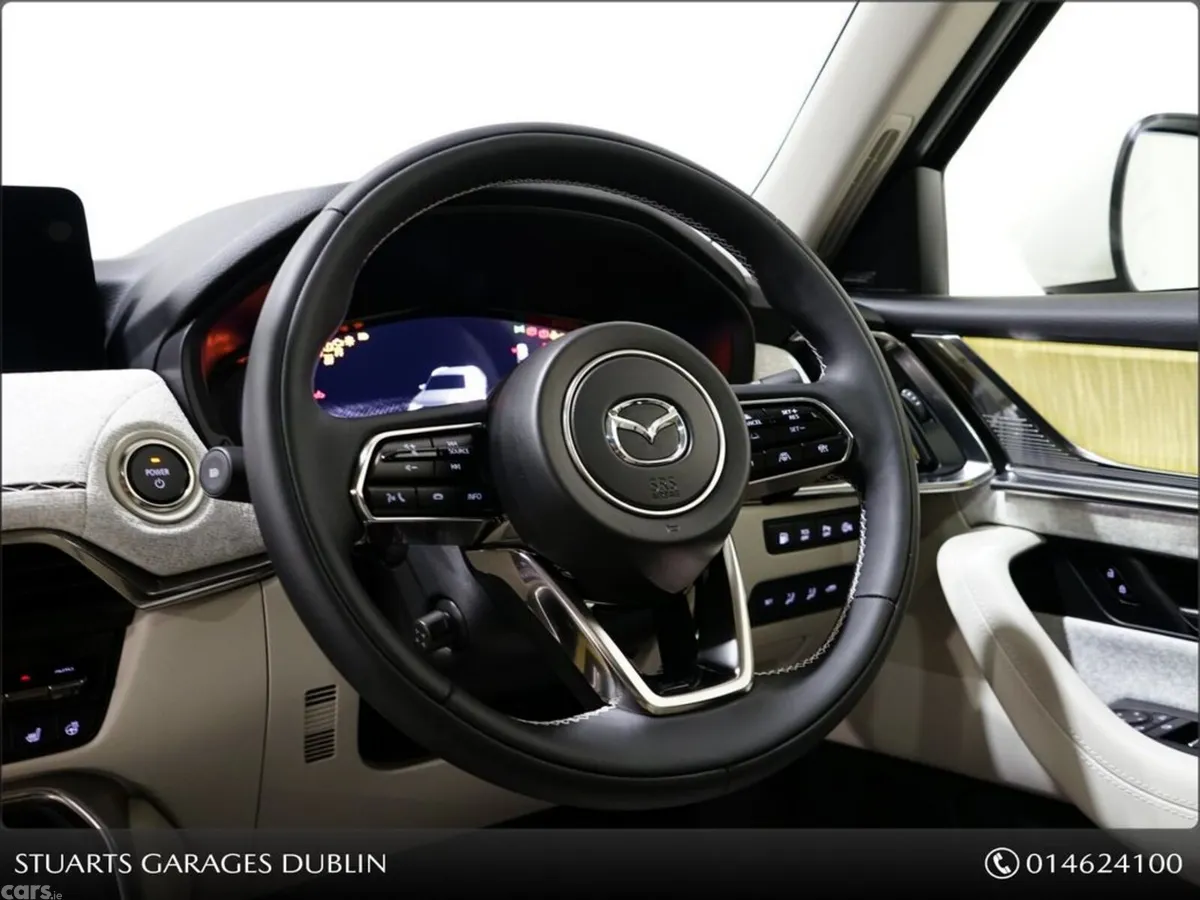 Mazda CX-80 SUV, Petrol Plug-in Hybrid, 2026, Red