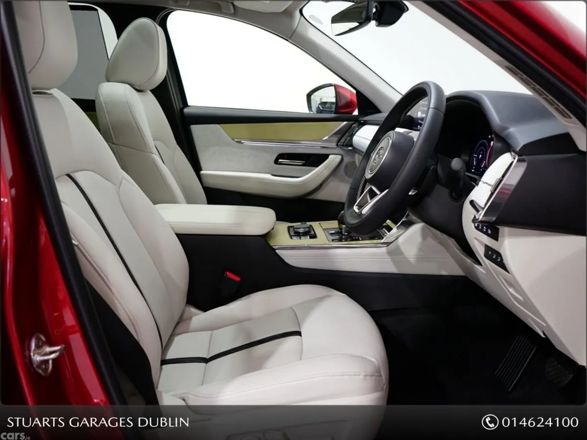 Mazda CX-80 SUV, Petrol Plug-in Hybrid, 2026, Red