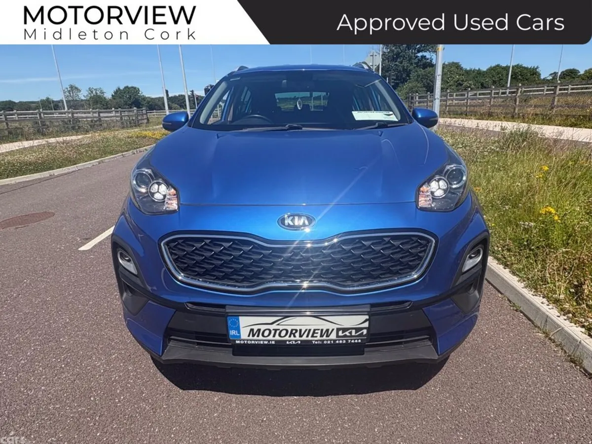 Kia Sportage SUV, Diesel Hybrid, 2021, Blue