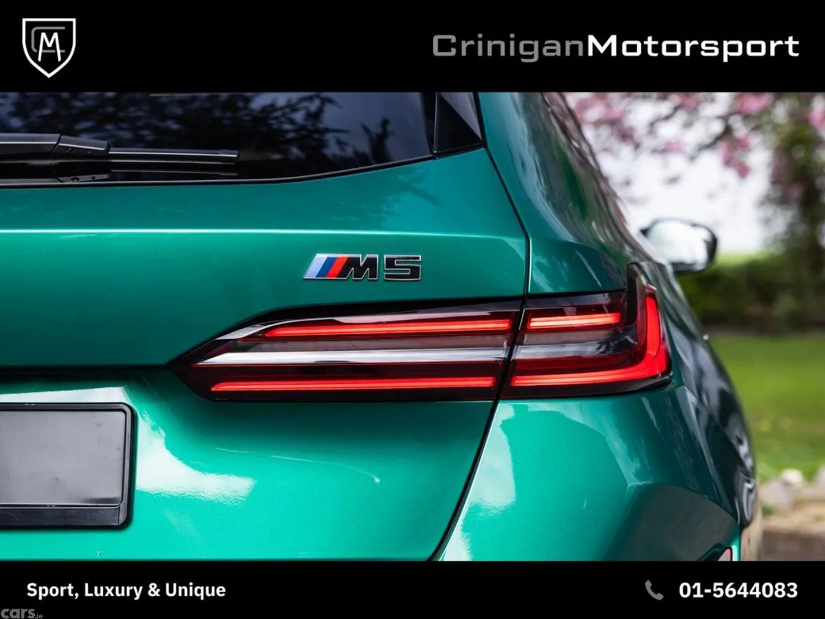 BMW M5 Estate, Petrol Plug-in Hybrid, 2025, Green