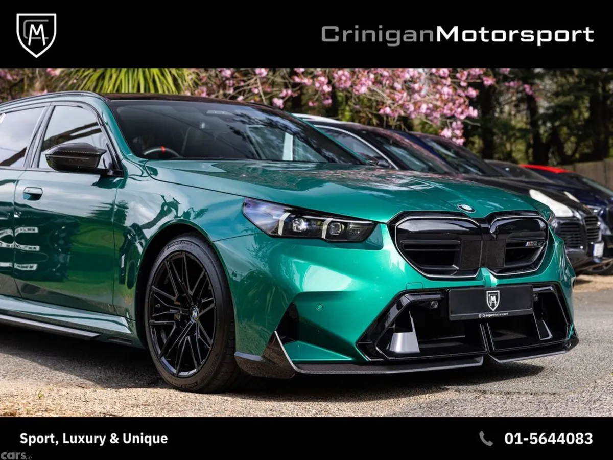 BMW M5 Estate, Petrol Plug-in Hybrid, 2025, Green