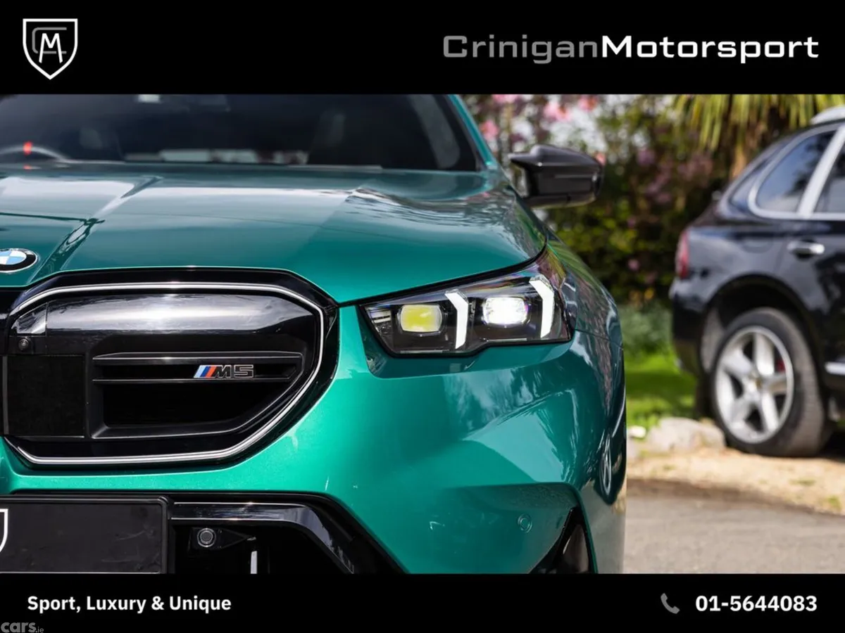 BMW M5 Estate, Petrol Plug-in Hybrid, 2025, Green