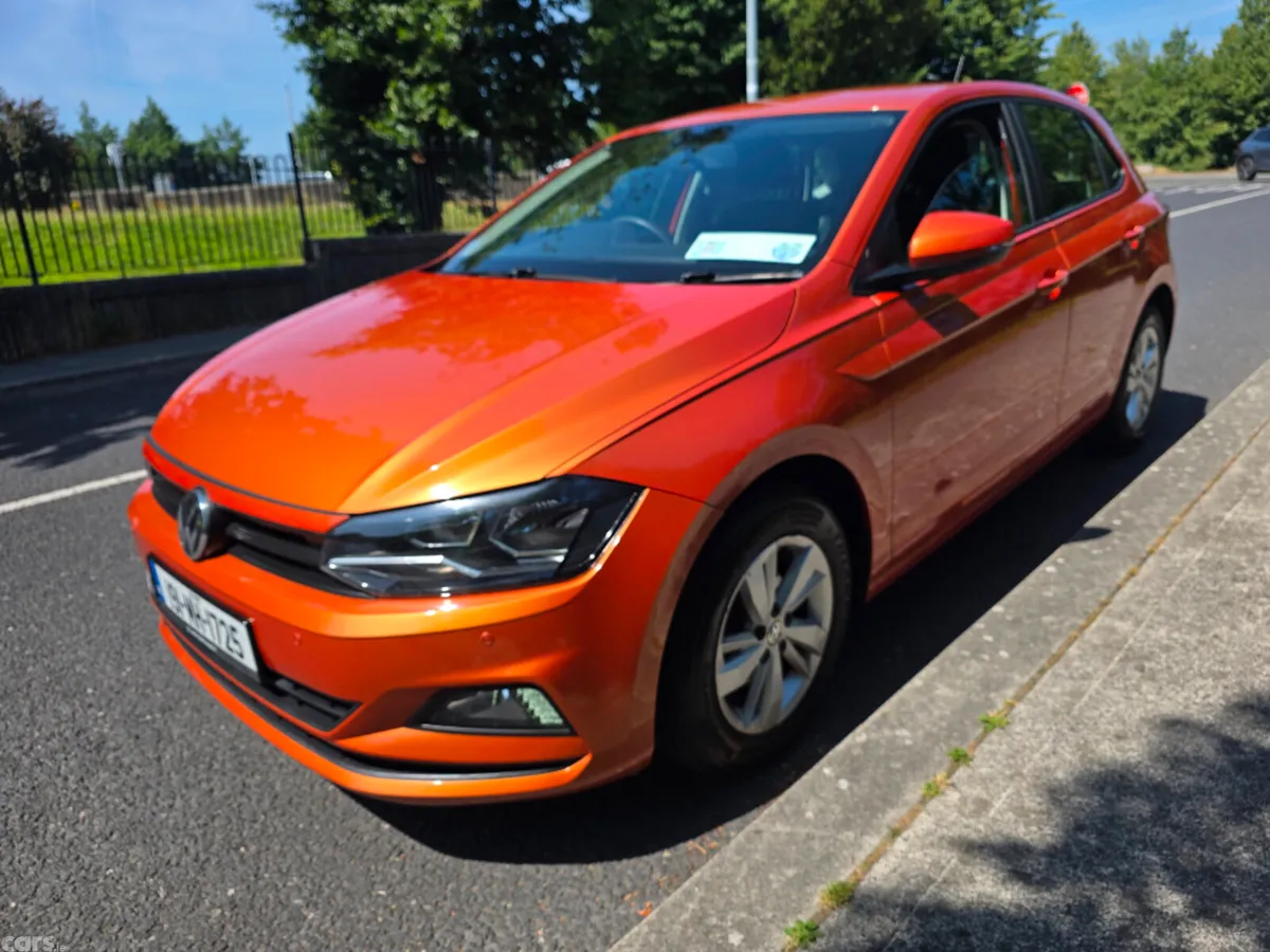 Volkswagen Polo Hatchback, Petrol, 2019, Orange