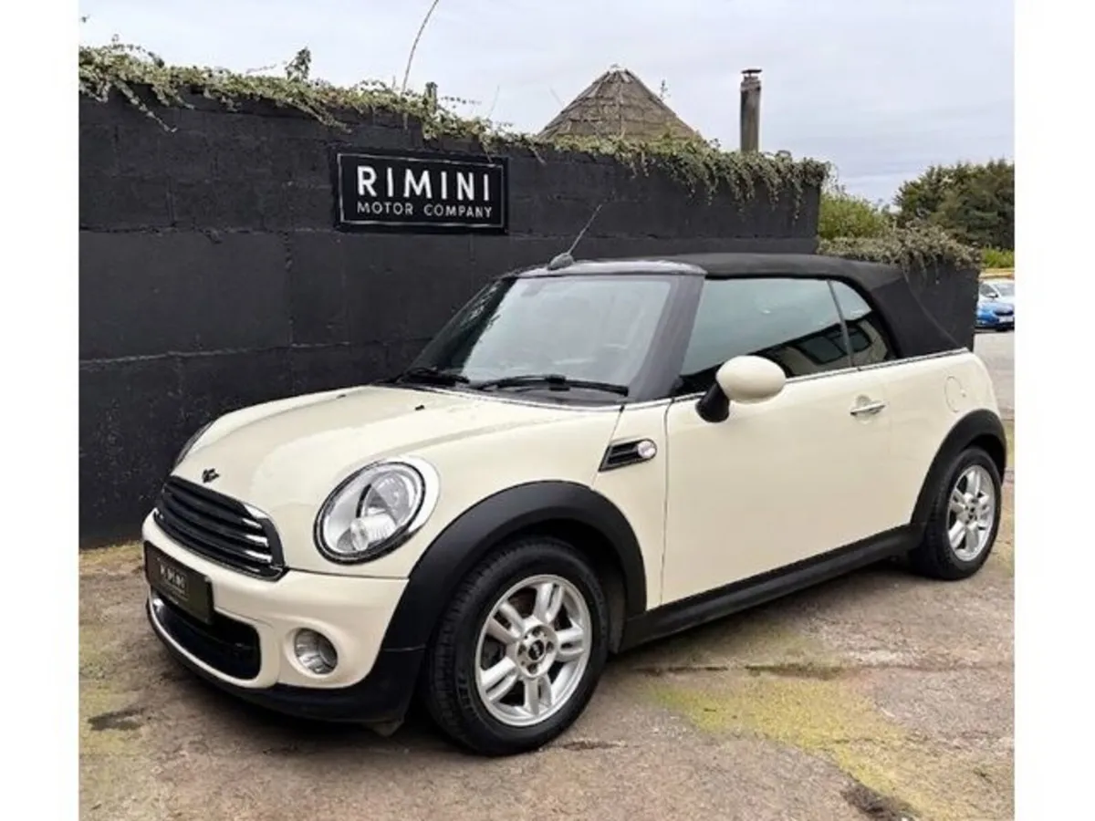 Mini Cooper Convertible, Petrol, 2013, White