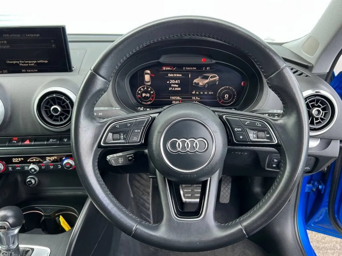 Audi A3 Saloon, Petrol, 2017, Blue