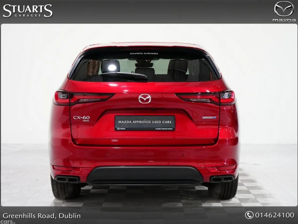 Mazda CX-60 SUV, Petrol Plug-in Hybrid, 2025, Red