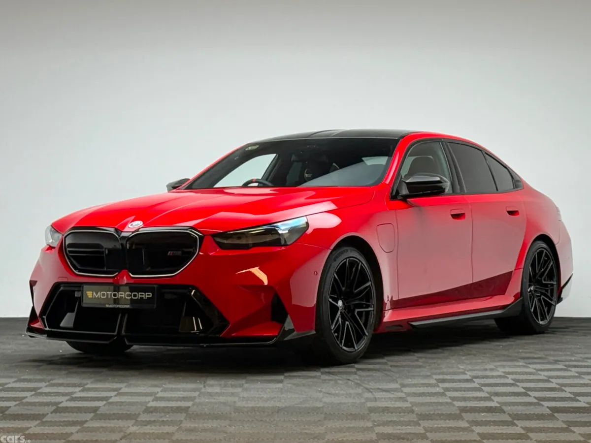 BMW M5 Saloon, Petrol Plug-in Hybrid, 2025, Red