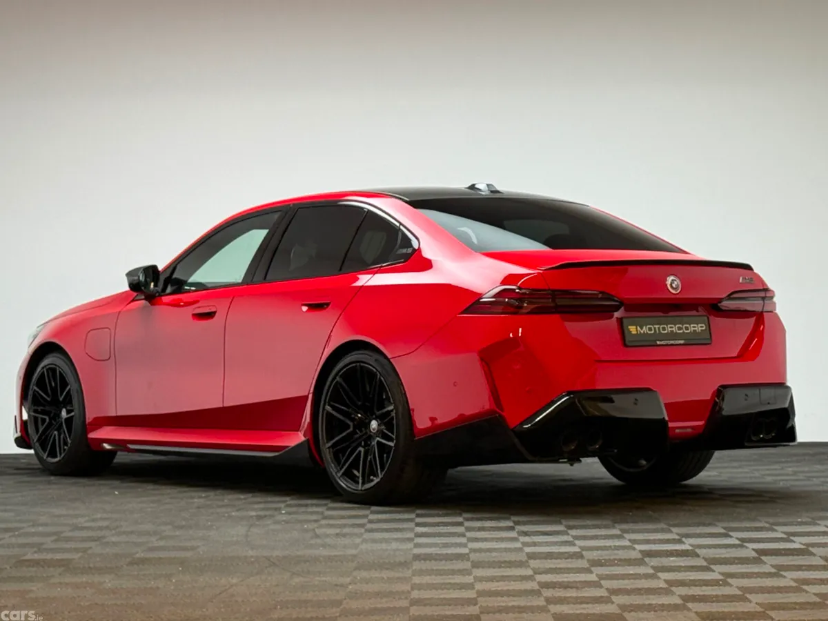 BMW M5 Saloon, Petrol Plug-in Hybrid, 2025, Red