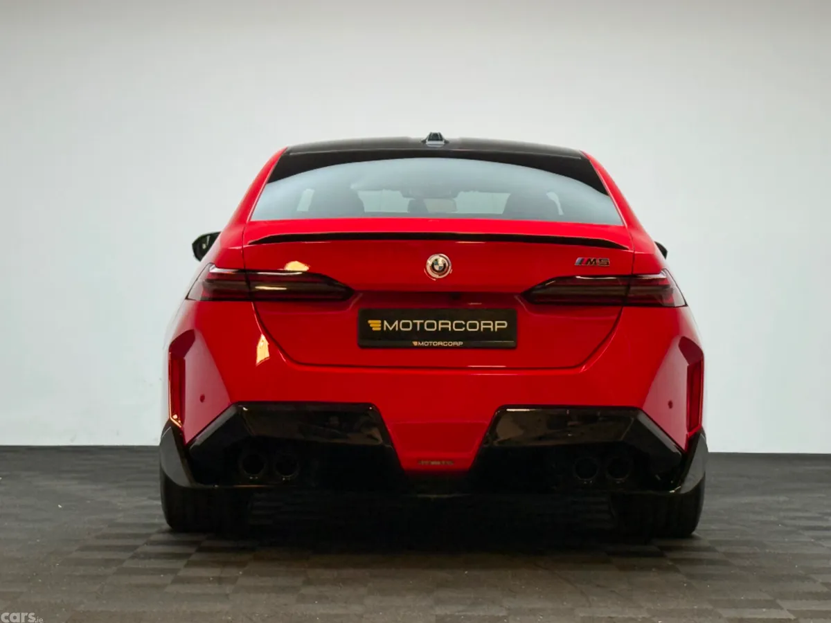 BMW M5 Saloon, Petrol Plug-in Hybrid, 2025, Red