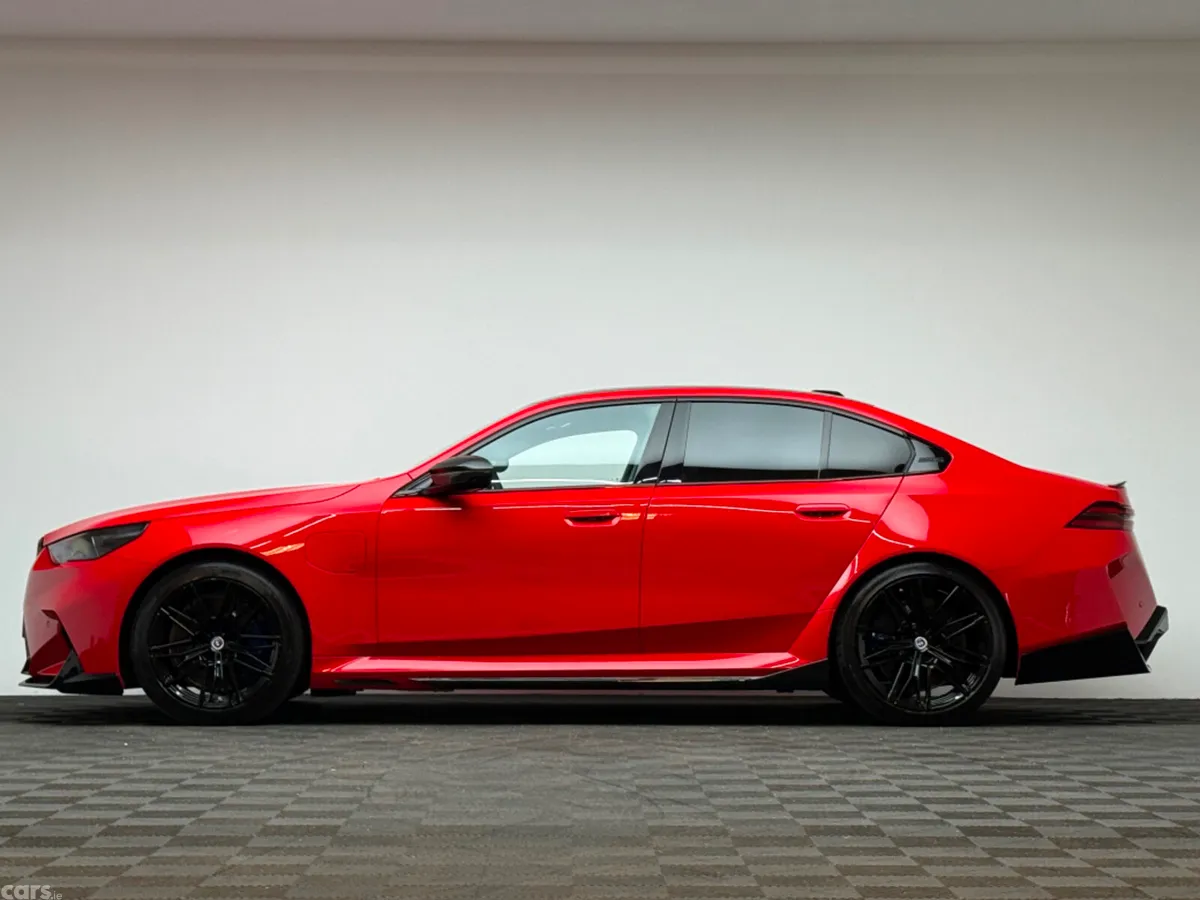 BMW M5 Saloon, Petrol Plug-in Hybrid, 2025, Red