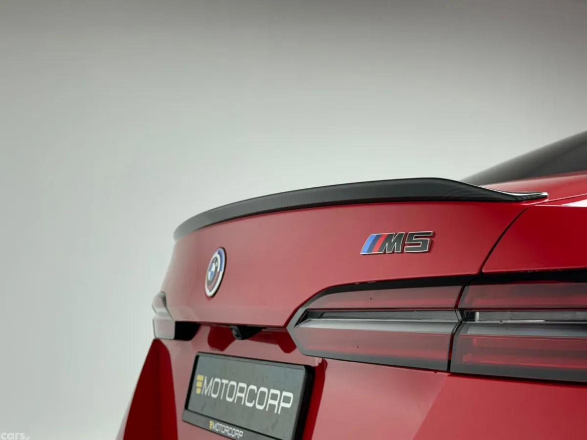BMW M5 Saloon, Petrol Plug-in Hybrid, 2025, Red