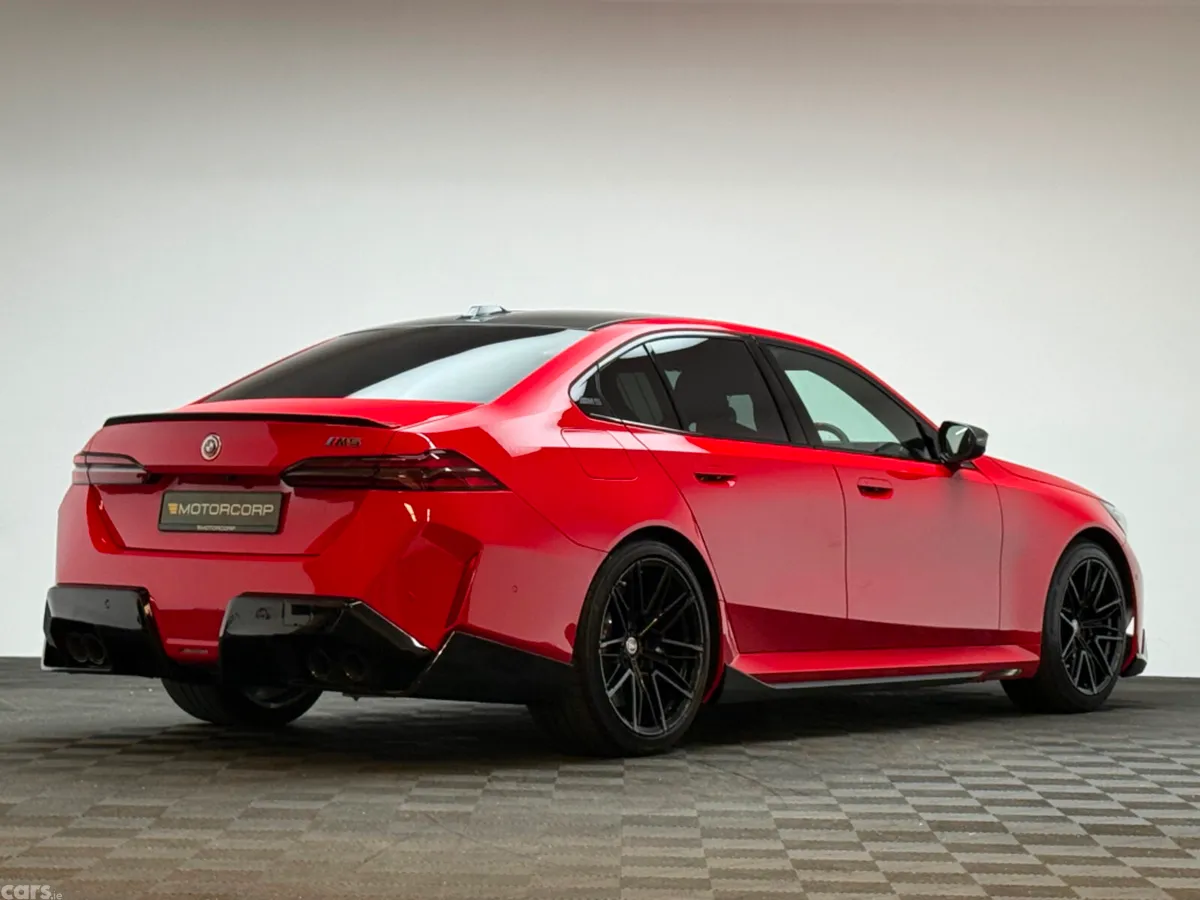 BMW M5 Saloon, Petrol Plug-in Hybrid, 2025, Red