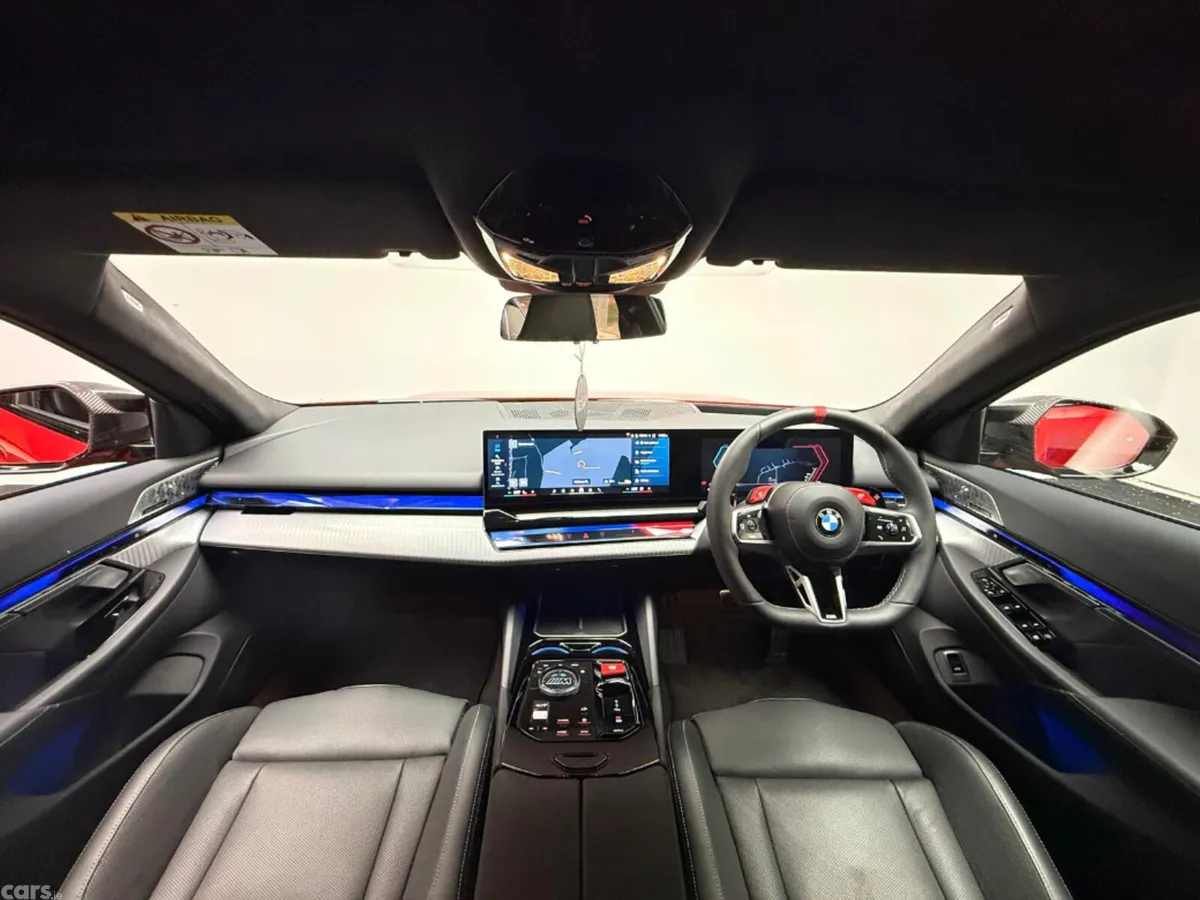 BMW M5 Saloon, Petrol Plug-in Hybrid, 2025, Red