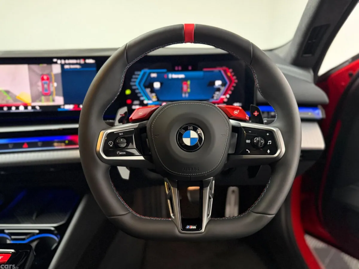 BMW M5 Saloon, Petrol Plug-in Hybrid, 2025, Red