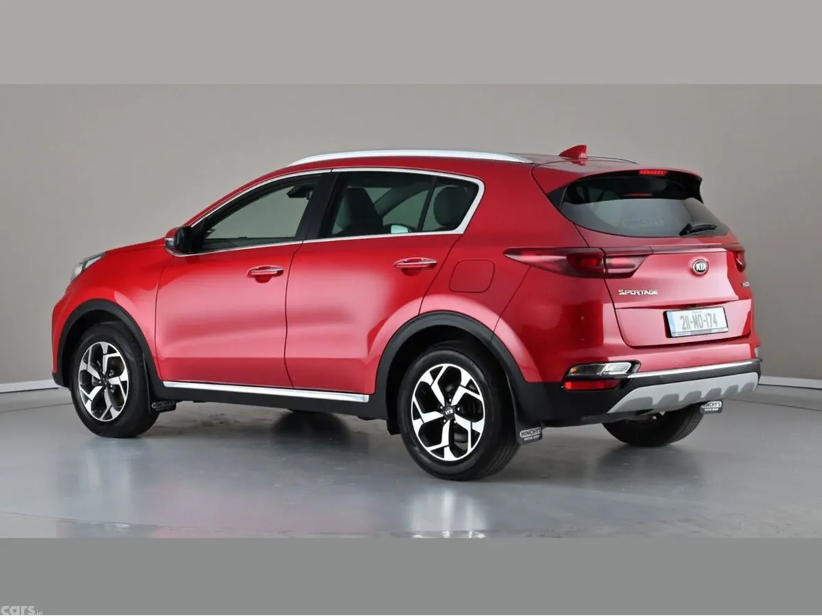 Kia Sportage SUV, Diesel Hybrid, 2021, Red