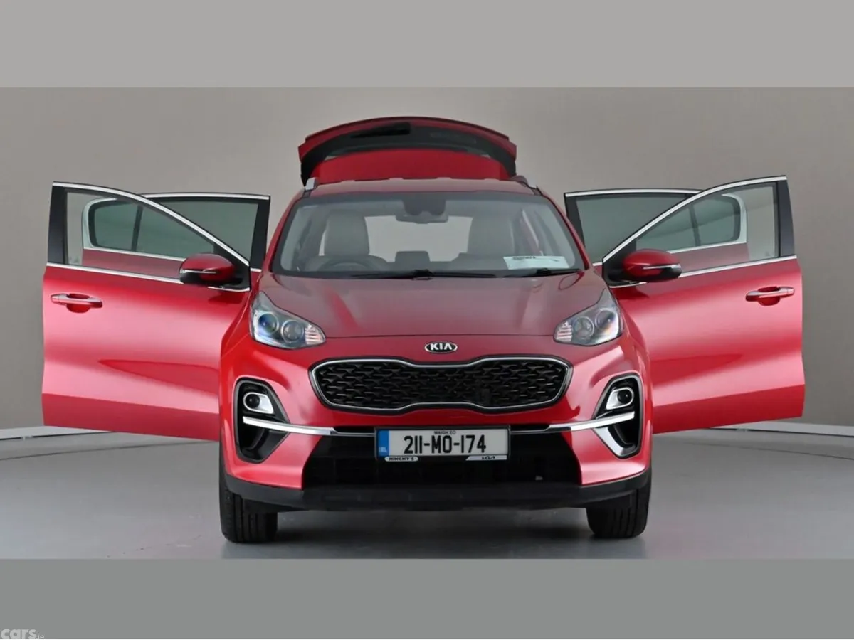 Kia Sportage SUV, Diesel Hybrid, 2021, Red
